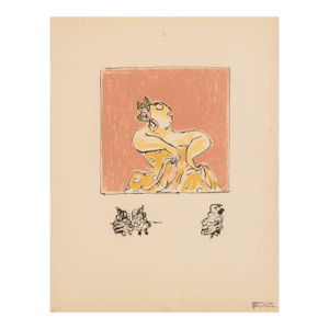 Manfred Schwartz Flamenco Dancer Lithograph