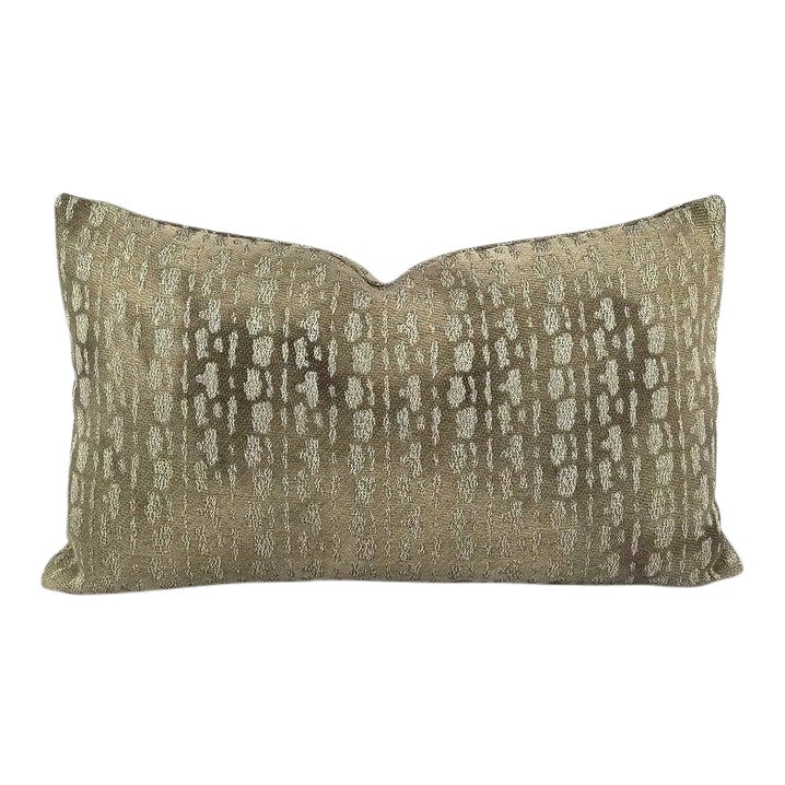 S. Harris Monday Muse in Titan Lumbar Pillow Cover - 12" X 20"