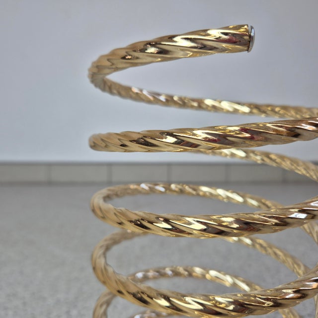 Postmodern Vintage Spiral Umbrella Stand, 1980s For Sale - Image 3 of 7