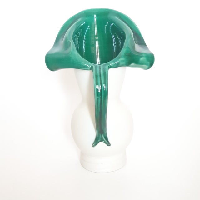 Vintage French Pitcher Vase, 1950s For Sale - Image 6 of 11