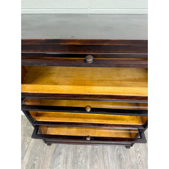 Antique Macey Barrister Bookcase Lawyer Bookcase For Sale - Image 10 of 18