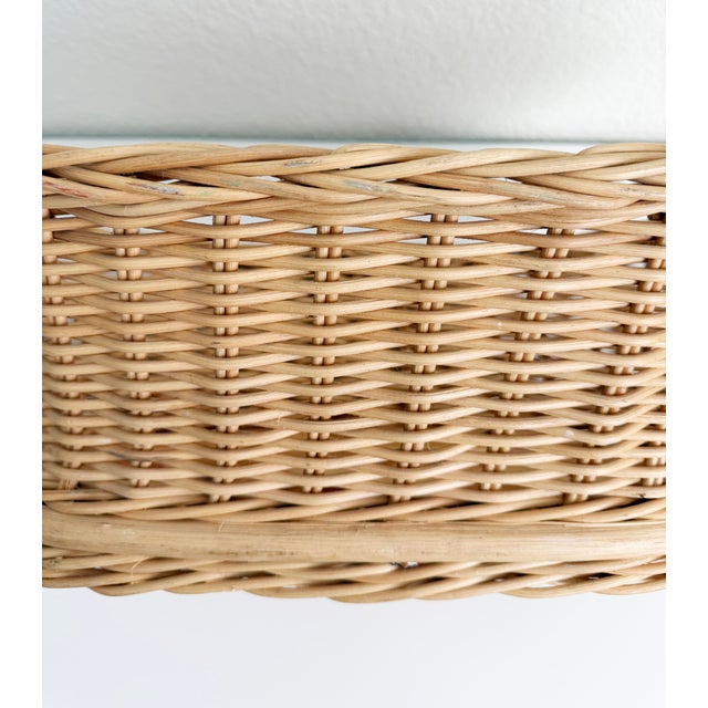 Brown French Boulangerie Basket, Early to Mid-20th C For Sale - Image 8 of 14