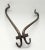 Mid 20th Century Bronze Dark Patina Hook For Sale - Image 4 of 4