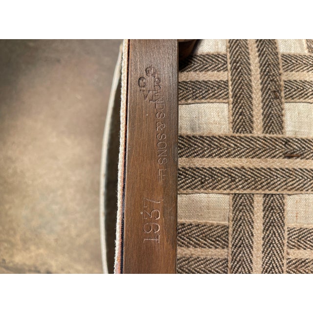 Antique Kings Coronation Chair and Matching Stool from Westminster Abbey Chairish