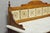 Antique Victorian Walnut Marble Top Washstand Good Luck Swastika Tile Backsplash For Sale - Image 14 of 18