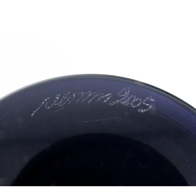 Glass Red Opal Blown Glass Vase from Venini For Sale - Image 7 of 14