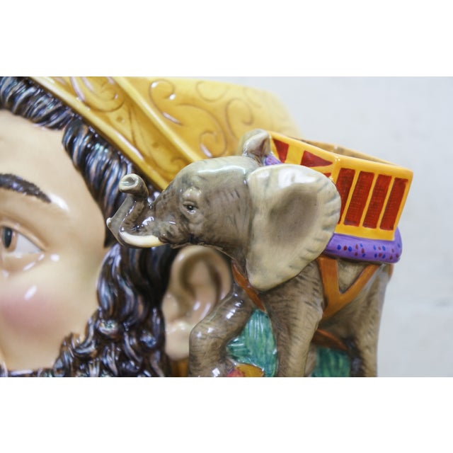 Royal Doulton Royal Doulton English Traditional Hannibal Great Military Leaders Toby Character Jug For Sale - Image 4 of 12
