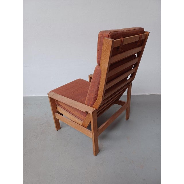 Model 248 Swivel Lounge Chair in Oak from Borge Mogensen, 1960s For Sale - Image 3 of 12