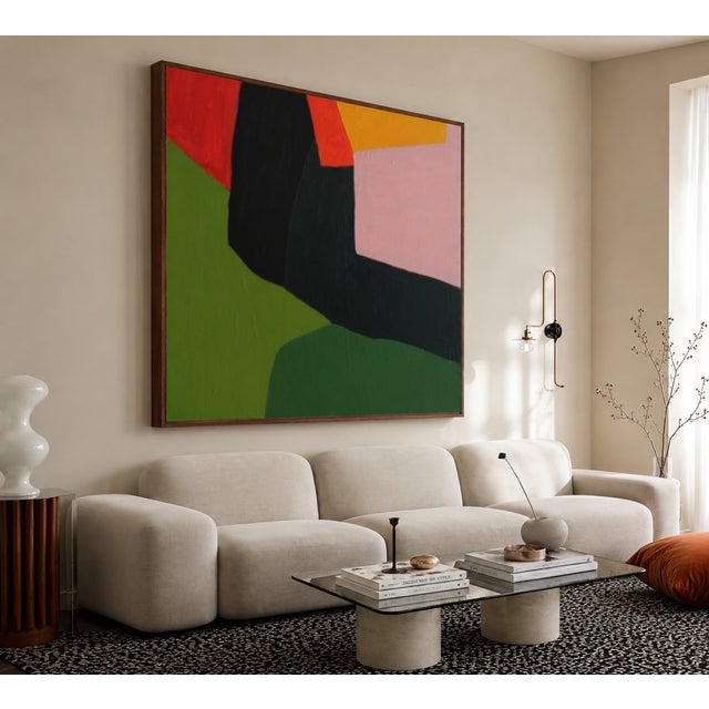 Bodasca, The Light Between the Hills, 2026, Acrylic on Canvas For Sale - Image 3 of 9