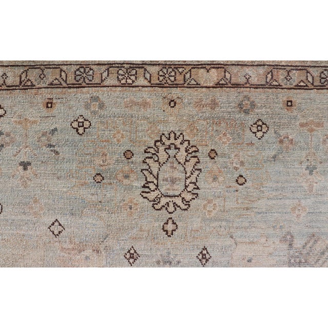 Textile Elegance Modern Tabriz Style Rug by Keivan Woven Arts 3'2 X 4'11 For Sale - Image 7 of 14