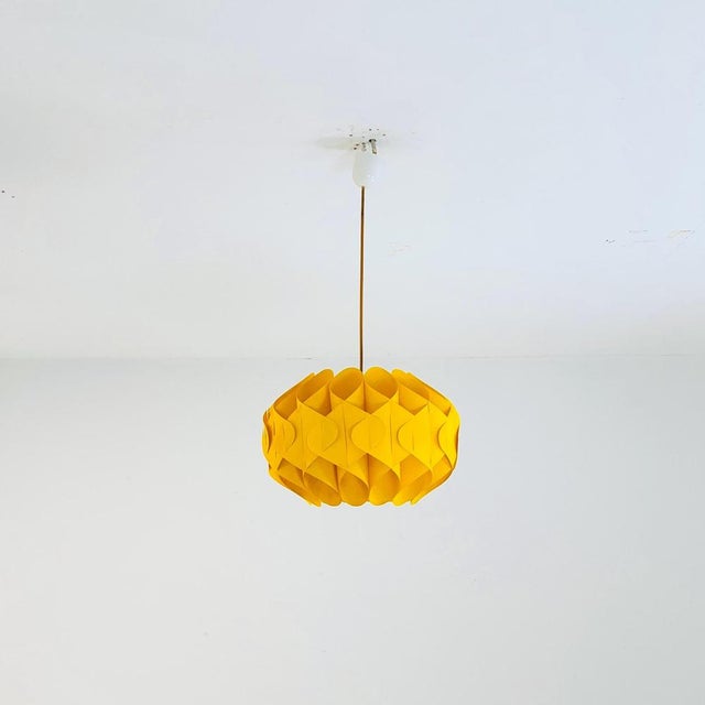 Butterfly pendant lamp, designed in 1968 by the Danish designer Lars Schiøler for Hoyrup Denmark This lamp was designed in...