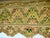 This is the real thing , from the 1700 hundreds this pair of valence are embroidered with what is called the flame stitch...