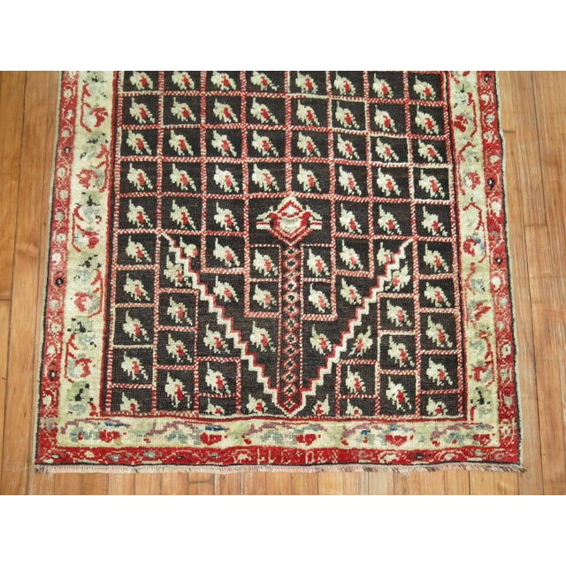 Early 20th Century Brown Early 20th Century Antique Turkish Ghiordes Rug For Sale - Image 5 of 6