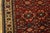 1890s Ruby Red Tribal Geometric Antique Caucasian Kuba Rug 4' 2''x 5' 10'' Knotted Wool Carpet For Sale - Image 11 of 11