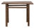 Reconstructed Rustic Warm Walnut Finish Console For Sale