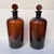 Apothecary Jars in Amber Glass, Spain, 1940s, Set of 2 For Sale - Image 6 of 18