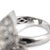 Ladies 18k White Gold 5.00ctw Pave Diamond Bow Statement Cocktail Ring, Size 8 For Sale In Houston - Image 6 of 7