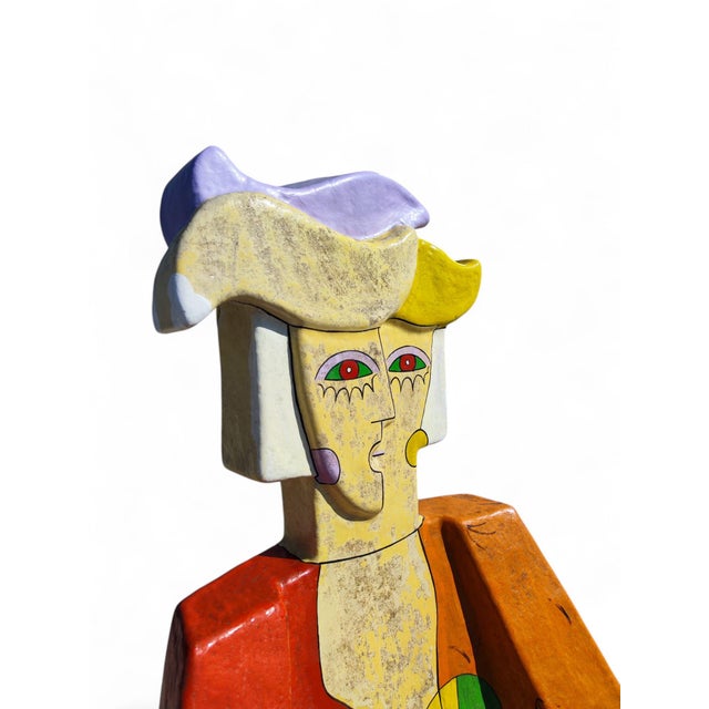 Sculptural Chair and Table by Ludo Huys, 1990s, Set of 2 For Sale - Image 16 of 17