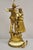 Gold Antique French Renaissance Moreau Figural Metal Table Lamp, Wife & Farmer For Sale - Image 8 of 11