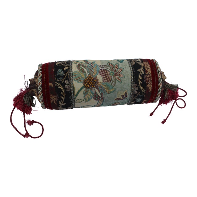20th Century Italian Round Bolster Pillow Chairish
