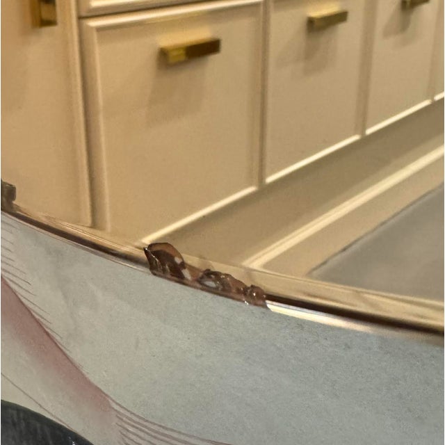 1950's Pink Italian Mirror For Sale - Image 4 of 5