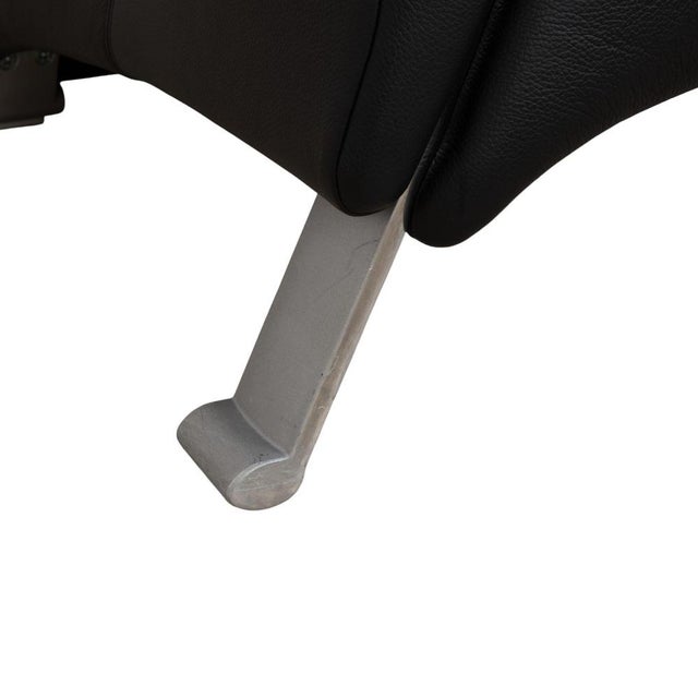 Black 322 Chair in Leather from Rolf Benz For Sale - Image 8 of 16