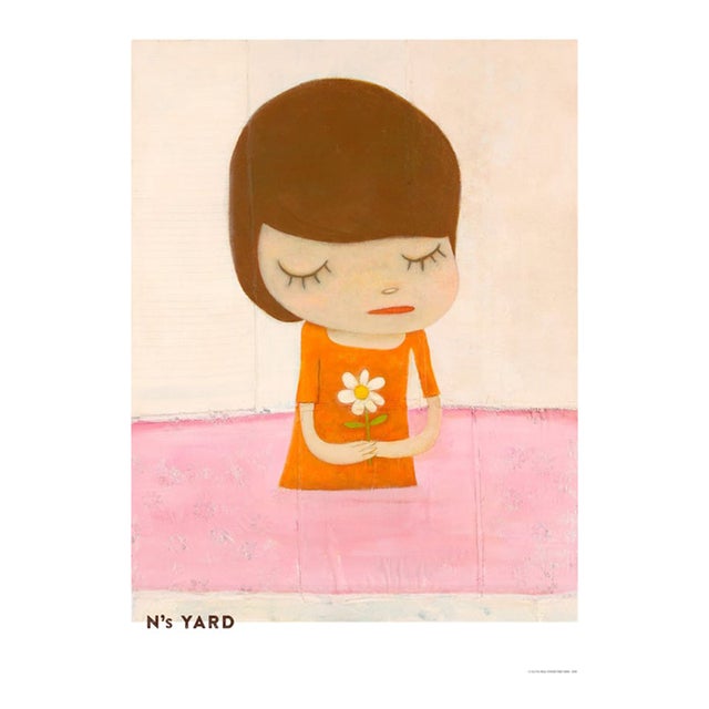 Yoshitomo Nara Poster in the Pink Water 奈良美智, 2021 For Sale