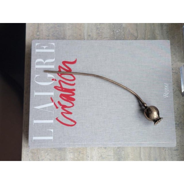 Cast Bronze Poppy Pod Floral Decorative Object For Sale In New York - Image 6 of 11