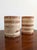 Stone Vintage Striped Travertine Demilune Bookends by Fratelli Mannelli, 1970s, Set of 2 For Sale - Image 7 of 16