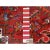 1960 10'x12'9" Crimson Red Pure And Soft Wool Sheared Low Semi Antique Oriental Rug For Sale - Image 9 of 11