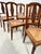 Antique Art Deco Chairs in Walnut, 1900s, Set of 6 For Sale - Image 12 of 15