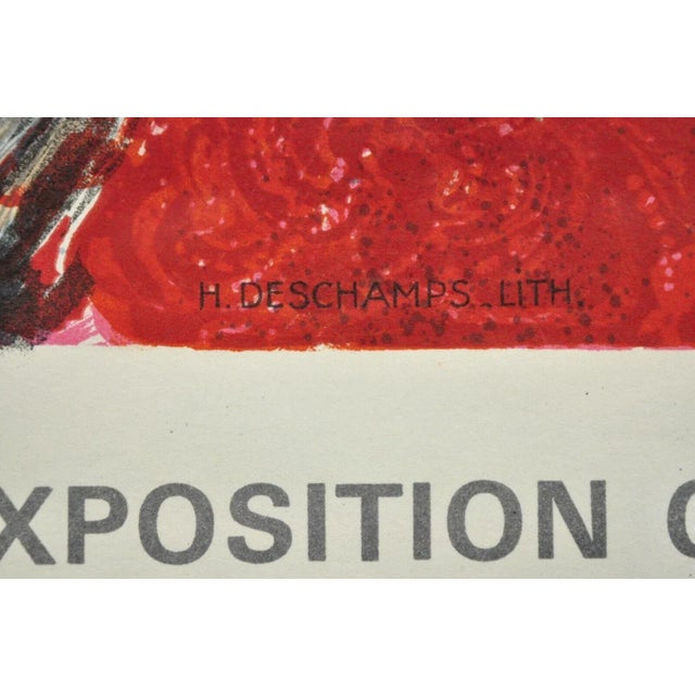 Printmaking Materials 1970 Pablo Picasso Festival d'Avignon Au Palais Des Papes Lithograph Poster, Framed For Sale - Image 7 of 12