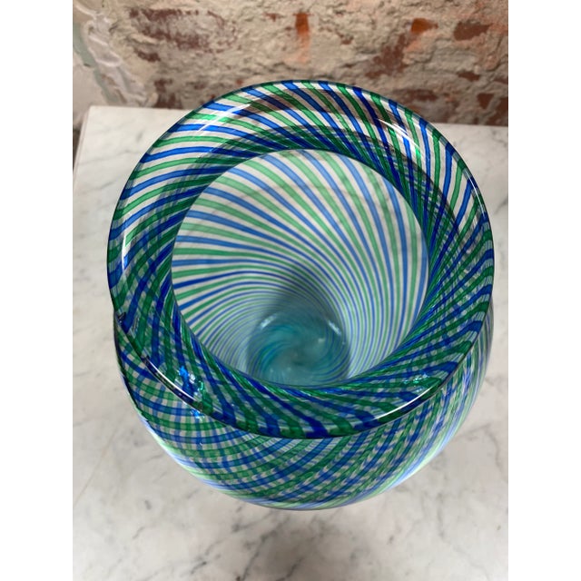 Mid-Century Modern 1970s Mid-Century Colorful Vase For Sale - Image 3 of 8