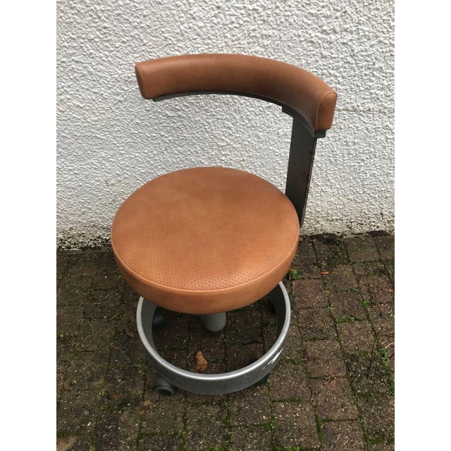 Adjustable Swivel Chair on Wheels from Siemens, 1960s For Sale - Image 6 of 8