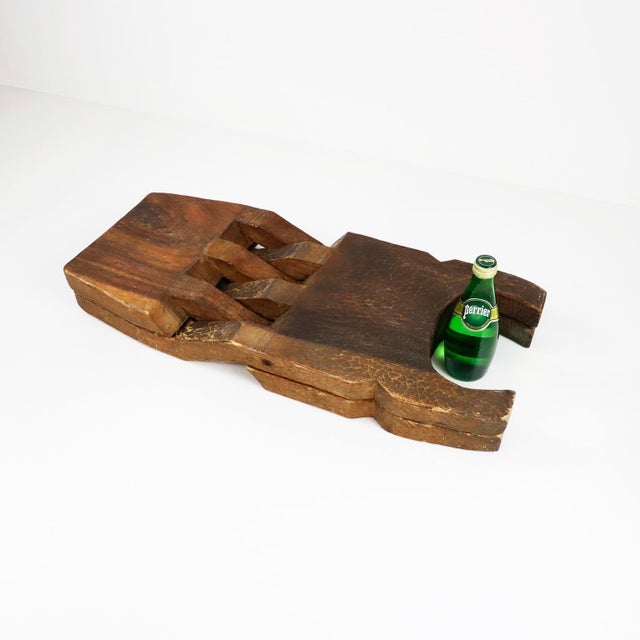 Mexican 1960s Mexican Folding Stool Attributed to Don Shoemaker For Sale - Image 3 of 4