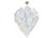 Metal Vintage Opal Leaf Chandelier in Murano Glass, 1980 For Sale - Image 7 of 16