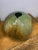 Contemporary Vintage Textured Glazed Studio Pottery Vessel For Sale - Image 3 of 4
