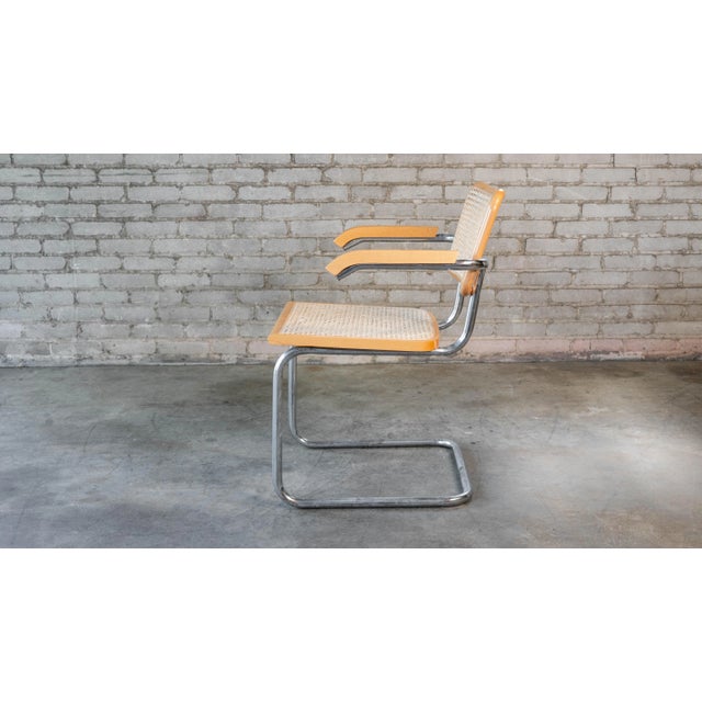 1970s Vintage Marcel Breuer Attr. Cesca Armchair For Sale - Image 10 of 13