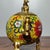 Yellow Late 20th Century Gilt Bronze Cloisonné Enamel Tripod Incense Burner With Guardian Lion Finial For Sale - Image 8 of 9