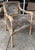 Neoclassical Vintage Italian Neoclassical Carved Wood Armchairs, Newly Upholstered, Pair For Sale - Image 3 of 12