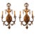 Bronze 3-Light Sconces in an Urn Form - A Pair For Sale