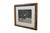 Late 20th century black and white photographic print depicting polo players on horseback, mid game. Sepia photograph...