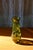 Free-Form Olive Green Art Glass Vase by Gyula Budveszel, Hungary, 1990s For Sale - Image 3 of 9