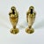 1940s Vintage Art Deco Boho Chic Brass Salt & Pepper Shakers - A Pair. For Sale - Image 4 of 8