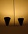 Pendant Lamp with Two Shades in Red and Brass, Czechoslovakia, 1960s For Sale - Image 10 of 12