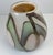 Cream Hand-Blown Art Glass Vase, Cream Green & Brown Modern Design For Sale - Image 8 of 10