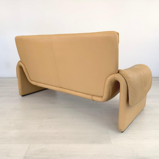 Beige De Sede Ds 2011 Leather Sofa For Sale - Image 8 of 15