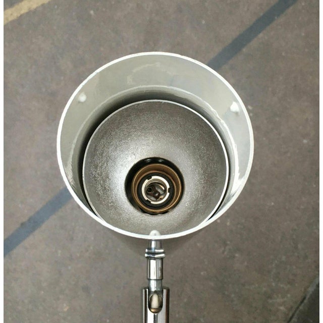 Mid-Century Space Age Minimalist Clamp Table or Shelf Lamp, 1960s For Sale - Image 13 of 18