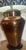 Islamic Vintage Moorish Frederic Cooper Hammered Copper & Brass Urn Table Lamp With Ikat-Style Shade For Sale - Image 3 of 5