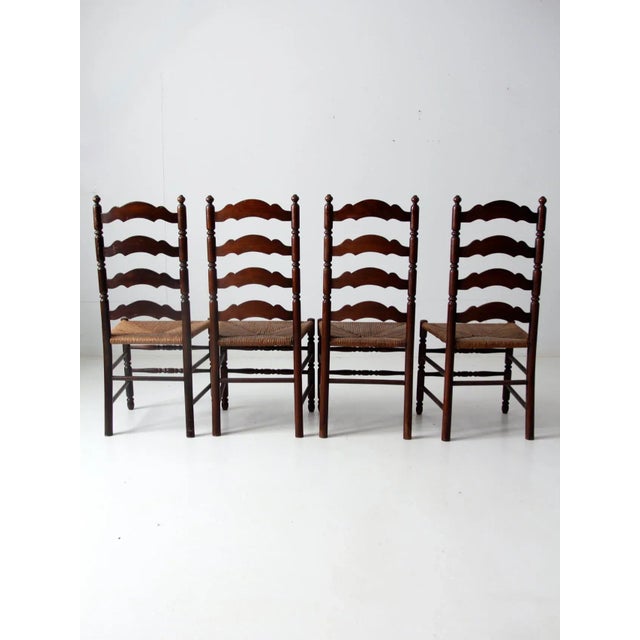 Antique Tell City Chair Company Dining Chairs - Set of 8 For Sale - Image 9 of 13